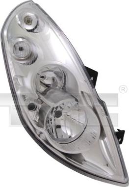 TYC 20-12337-25-2 - Glavni far www.parts5.com