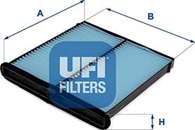 UFI 34.409.00 - Filter, interior air www.parts5.com