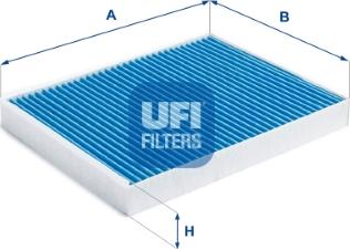 UFI 34.148.00 - Filtar, zrak unutarnjeg prostora www.parts5.com