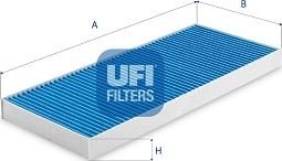 UFI 34.156.00 - Filter, vazduh unutrašnjeg prostora www.parts5.com