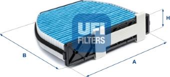 UFI 34.163.00 - Filtru, aer habitaclu www.parts5.com