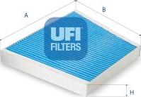 UFI 34.133.00 - Filtru, aer habitaclu www.parts5.com