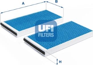 UFI 34.397.00 - Фильтр воздуха в салоне www.parts5.com