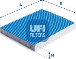 UFI 34.171.00 - Filter, interior air www.parts5.com