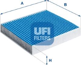 UFI 34.244.00 - Filter, interior air parts5.com