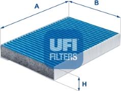 UFI 34.245.00 - Филтър купе (поленов филтър) www.parts5.com