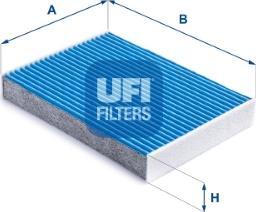 UFI 34.257.00 - Filter, interior air www.parts5.com