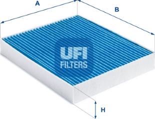 UFI 34.289.00 - Filtru, aer habitaclu www.parts5.com