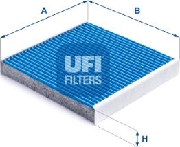 UFI 34.284.00 - Filter, Innenraumluft www.parts5.com