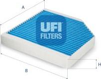 UFI 34.222.00 - Filter, vazduh unutrašnjeg prostora www.parts5.com