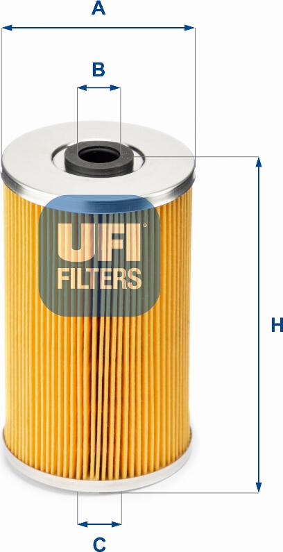 UFI 26.609.00 - Fuel filter www.parts5.com