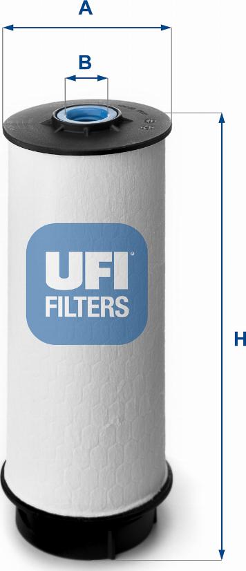 UFI 26.034.00 - Fuel filter www.parts5.com