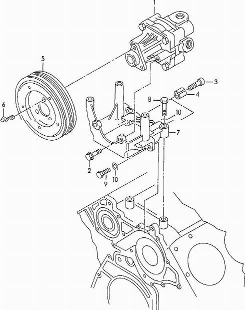 VAG 4B0145156 - Hydraulic Pump, steering system www.parts5.com