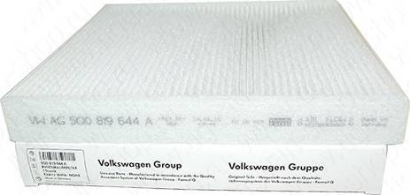 VAG 5Q0 819 644 A - Filter vnútorného priestoru www.parts5.com