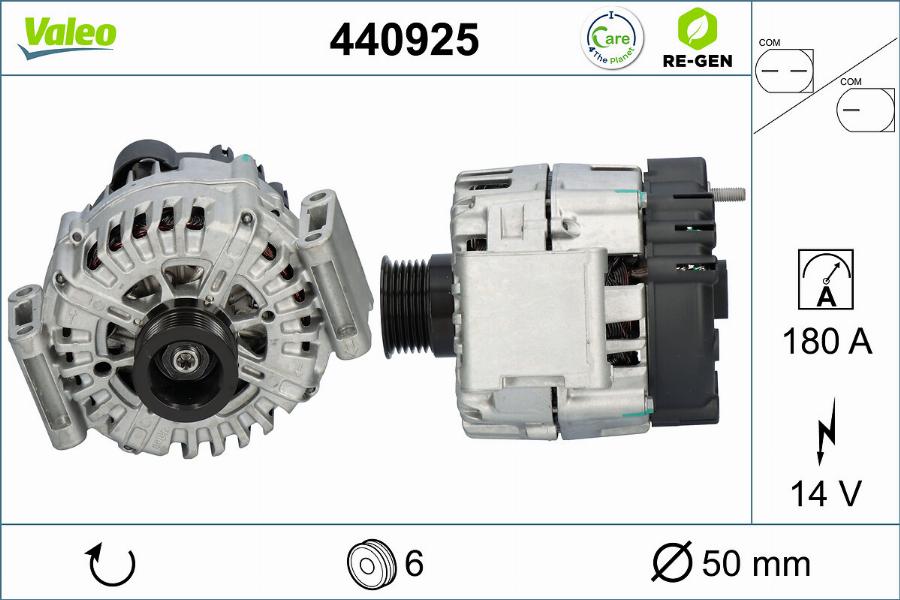 Valeo 440925 - Γεννήτρια www.parts5.com