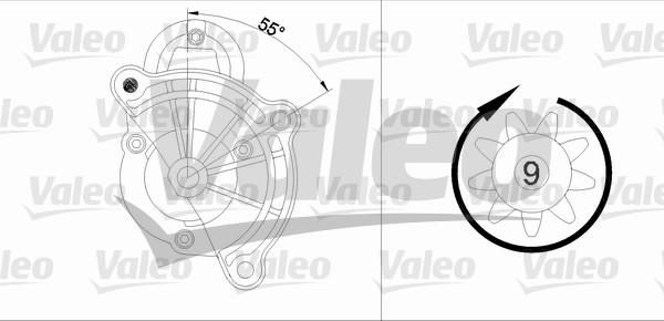 Valeo 455748 - Starter www.parts5.com