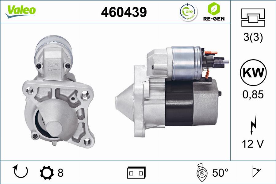 Valeo 460439 - Стартер www.parts5.com