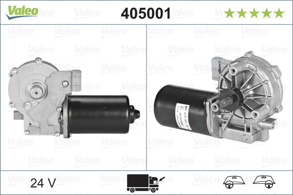 Valeo 405001 - Wiper Motor parts5.com