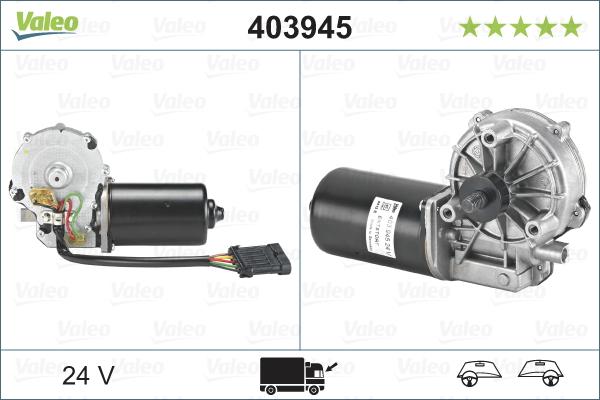 Valeo 403945 - Silnik wycieraczek www.parts5.com