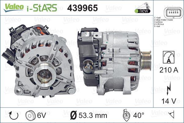 Valeo 439965 - Alternator, starter www.parts5.com