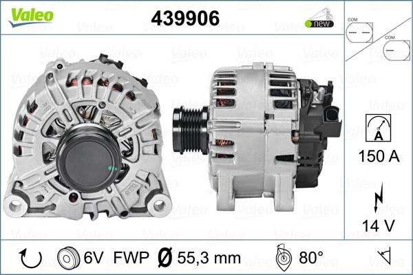 Valeo 439906 - Alternator www.parts5.com