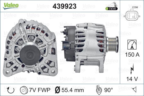 Valeo 439923 - Alternador www.parts5.com