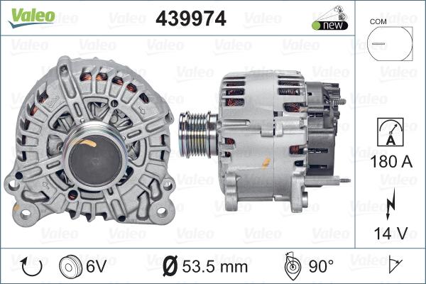 Valeo 439974 - Alternatör www.parts5.com