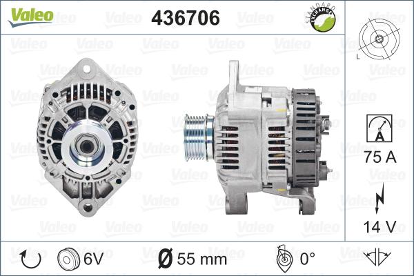 Valeo 436706 - Alternateur www.parts5.com