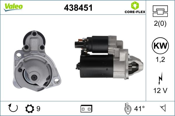 Valeo 438451 - Startér www.parts5.com