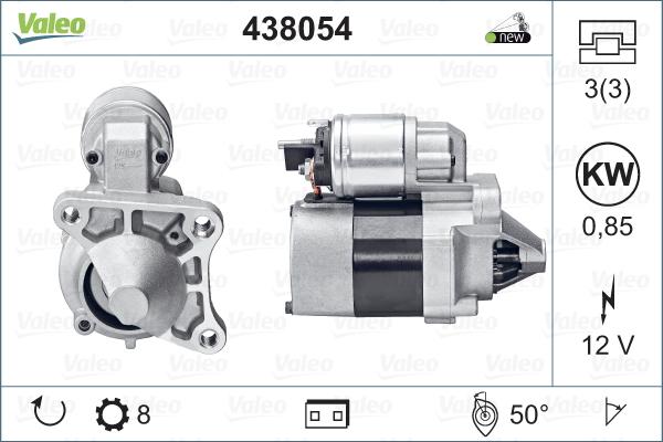 Valeo 438054 - Стартер www.parts5.com