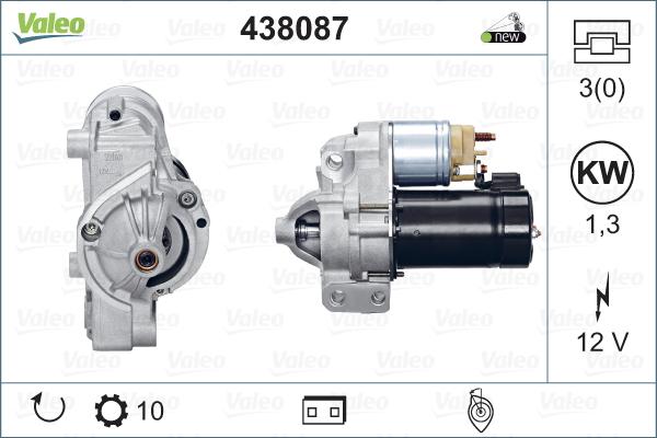 Valeo 438087 - Starter www.parts5.com