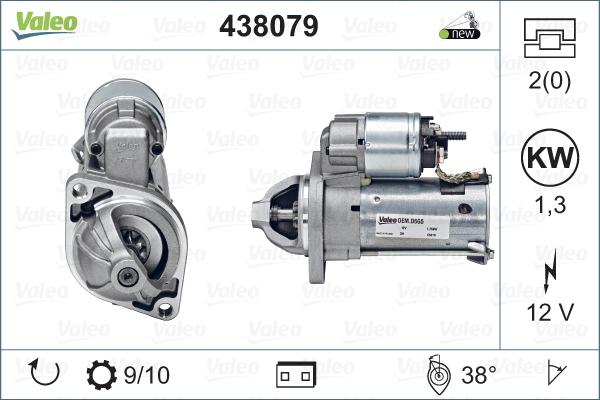 Valeo 438079 - Startér www.parts5.com