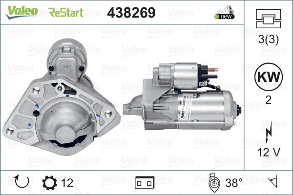 Valeo 438269 - Starter www.parts5.com