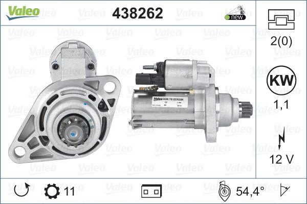 Valeo 438262 - Starter www.parts5.com