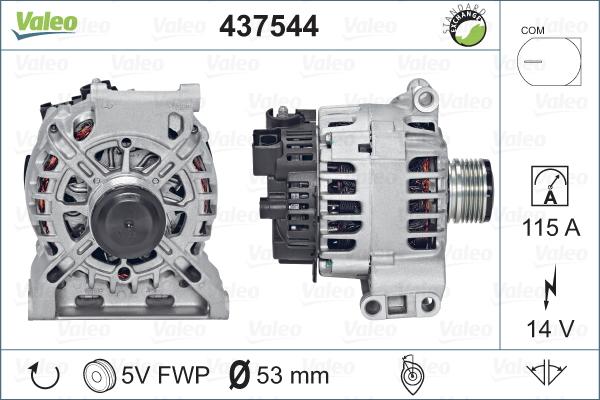 Valeo 437544 - Alternateur www.parts5.com