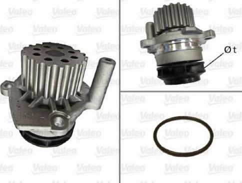 Valeo 506974 - Vodné čerpadlo www.parts5.com