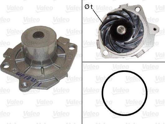 Valeo 506590 - Водна помпа www.parts5.com