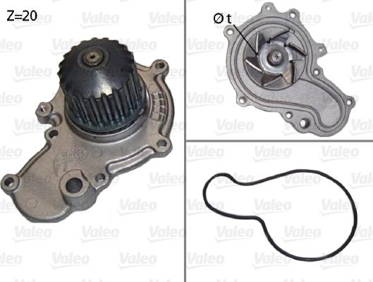 Valeo 506538 - Water Pump www.parts5.com