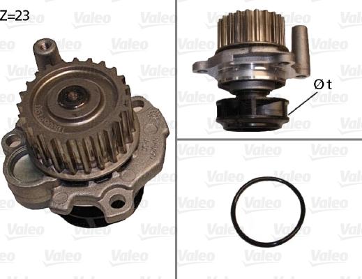 Valeo 506532 - Pompe à eau www.parts5.com