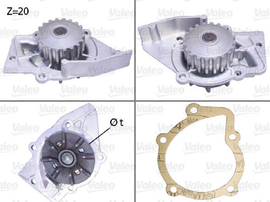 Valeo 506575 - Vesipumppu www.parts5.com