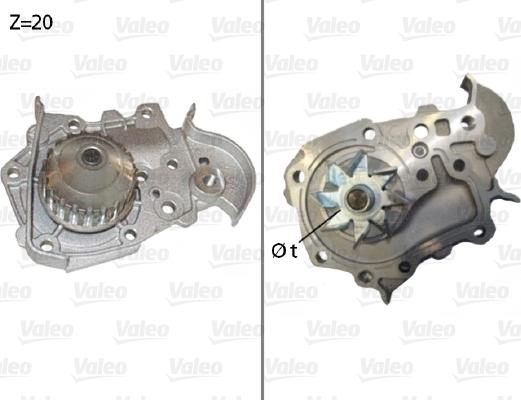 Valeo 506573 - Vízszivattyú www.parts5.com