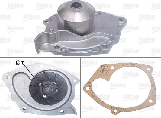 Valeo 506698 - Vízszivattyú www.parts5.com