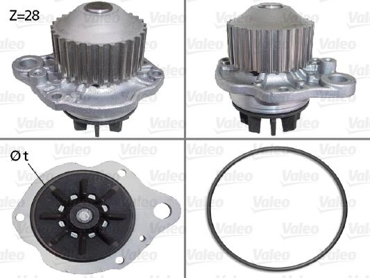 Valeo 506643 - Vízszivattyú www.parts5.com