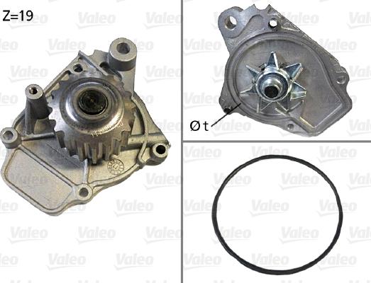 Valeo 506045 - Bomba de agua www.parts5.com