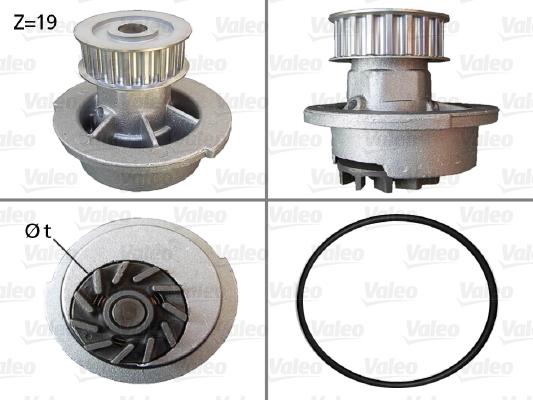 Valeo 506007 - Pompa apa www.parts5.com