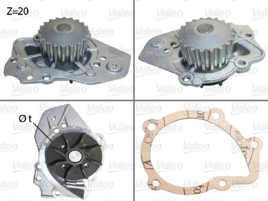 Valeo 506014 - Pompe à eau www.parts5.com