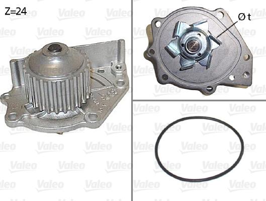 Valeo 506114 - Water Pump parts5.com