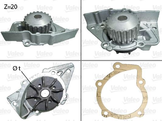 Valeo 506117 - Водяной насос www.parts5.com