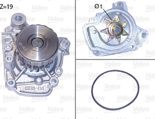 Valeo 506811 - Vodní čerpadlo www.parts5.com