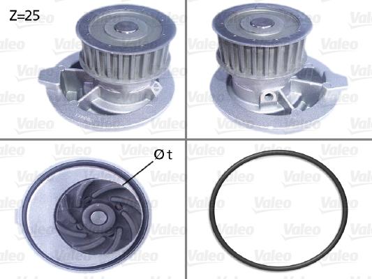 Valeo 506309 - Αντλία νερού www.parts5.com